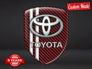 Toyota Pegatinas Logo Impresas Resistentes Premium Alta Calidad